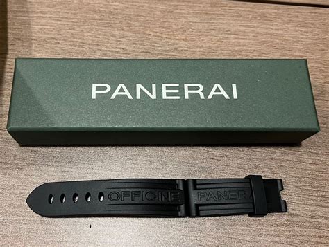 small panerai rubber strap|original Panerai rubber strap.